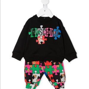 Moschino puzzle track suit toddler 18-24 months